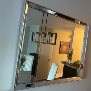 Elegant Silver Wall Mirror